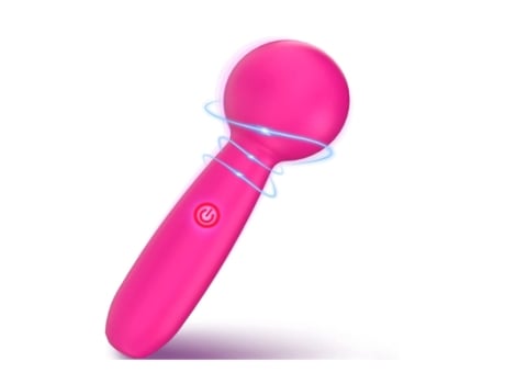 Potente Bala Vibradora para Mujer Pequeña Bala Vibradora Estimulador de Pezones con 10 Modos de Vibración Rosa BISBISOUS