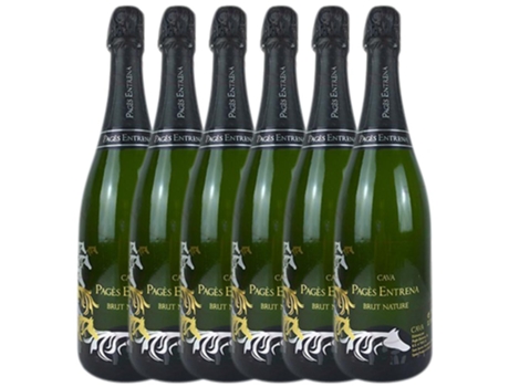 Espumante PAGÉS ENTRENA Pagés Entrena Brut Nature Cava Joven (0.75 L - 6 unidades)