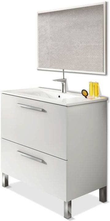 Mueble de Baño ARKITMOBEL  (Blanco Brillo - Melamina - 80 x 80 x 46 cm)