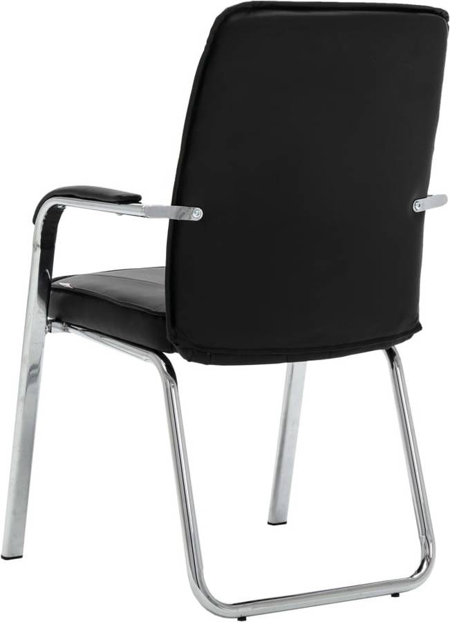 Silla de Escritorio Operativa VIDAXL 289354 Negro (Cuero Artifcial)