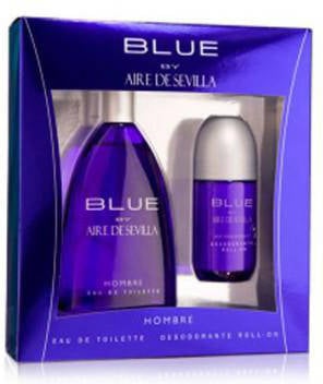 Cofre Aire Sevilla blue for men 150 ml desodorante rollon pack perfume hombre poseidon edt