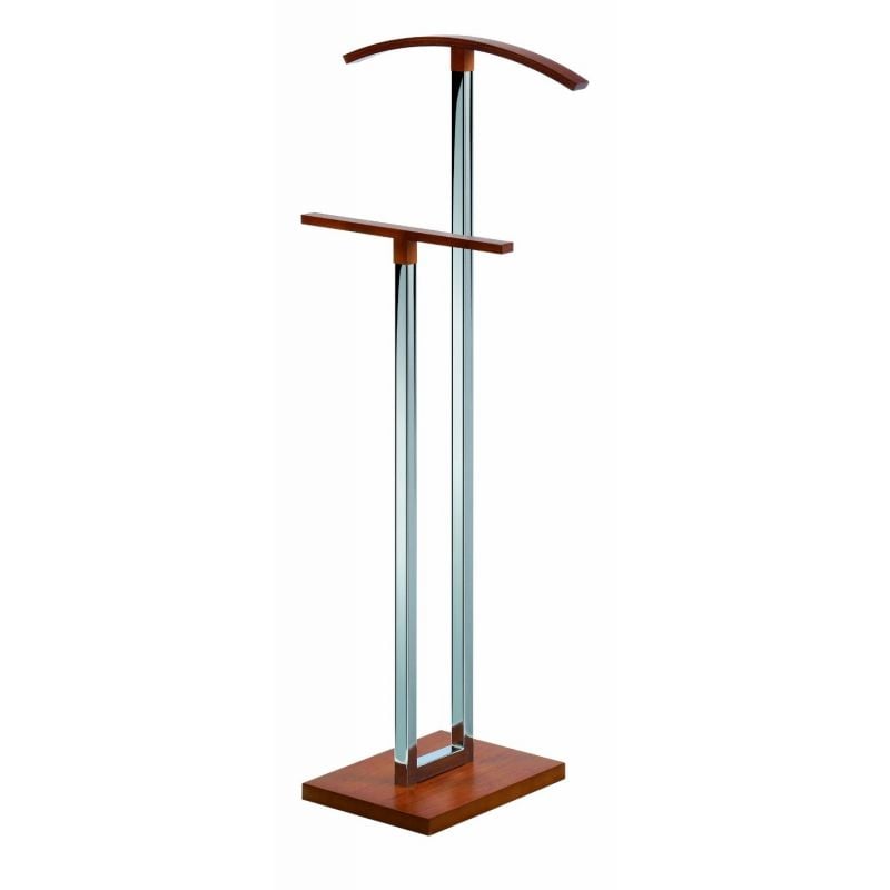 Percha JSHOME Minimalista (Marrón - Metal y Madera - 34 x 113 x 46 cm)