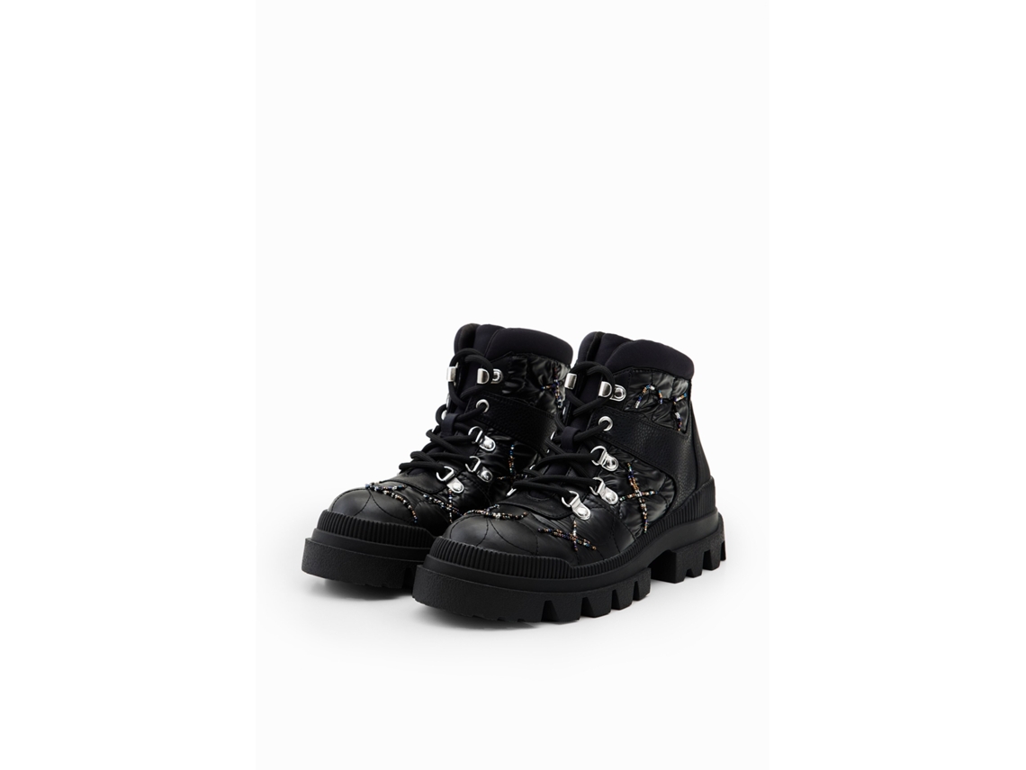 Botas de Mujer DESIGUAL Trekking Perles Negro 40 Worten.es