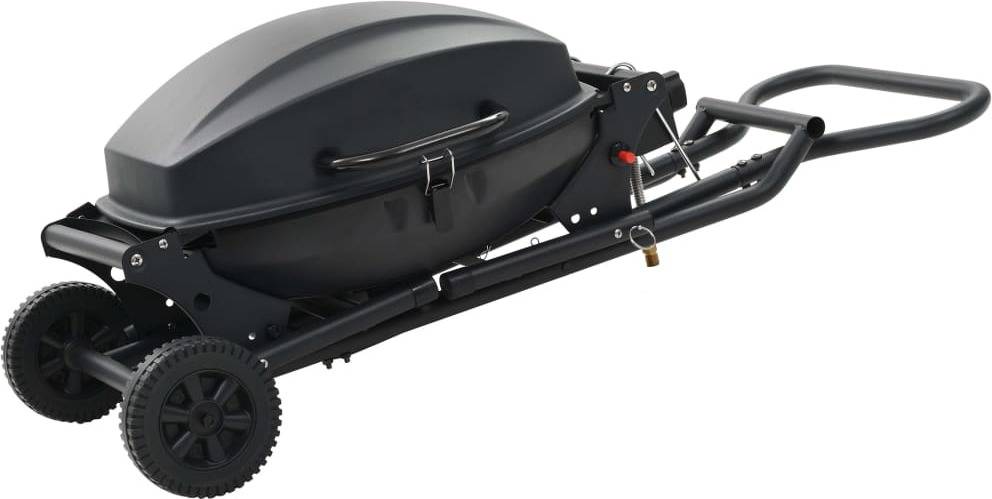 Barbacoa VIDAXL Gas Portable (Negro - Acero - 103 x 47 x 97 cm)