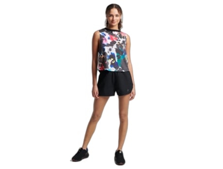 Pantalones Cortos para Running SUPERDRY (Mujer - Negro - L)