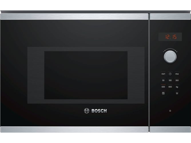 Bosch Serie 4 bfl523ms0 integrado solo microondas 20 800 w botones giratorio negro acero