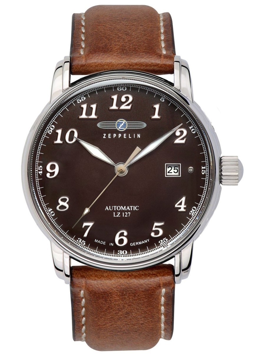 Zeppelin Reloj. 86563 hombre piel