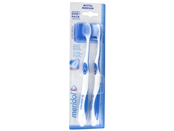 Cepillo de Dientes Duo-Pack Medium Color: Azul Y Rojo MERIDOL