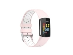 Correa Smartwatch Para Fitbit Charge 5 Rosa Blanco VENISYMLIS