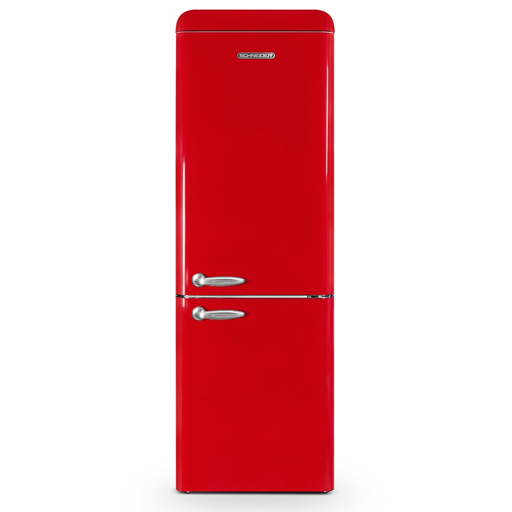 Frigorífico Combi SCHNEIDER SCB300VR (Circulación dinámica - 189.9 cm - 300 L - Rojo)