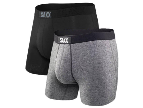 Ropa interior para Hombre SAXX UNDERWEAR Vibe 2 Unidades Multicolor para Tenis (M)