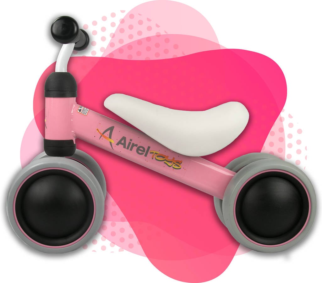 Bicicleta AIREL Sin Pedales Plegable para bebé Rosa