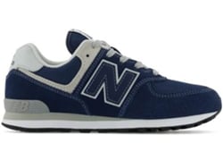 Zapatillas Deportivas NEW BALANCE 574 Para Niños (Azul Mariño - Material Sintético, Tejido -36)