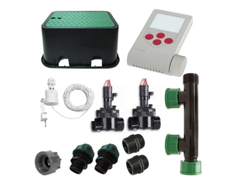 Kit de riego TORO Tempus 2 zonas 9V Oferta exclusiva