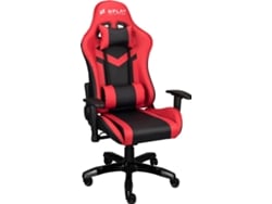 Silla Gaming NPLAY Rule 4.0 (Hasta 130 kg - Elevador a Gas Clase 4 - Negro y Rojo)