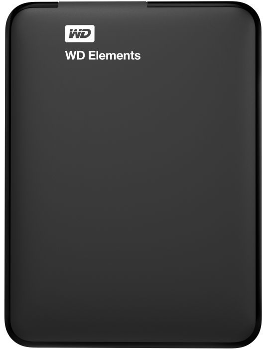 Disco HDD Externo WESTERN DIGITAL Elements (Negro - 2 TB - USB 3.0)