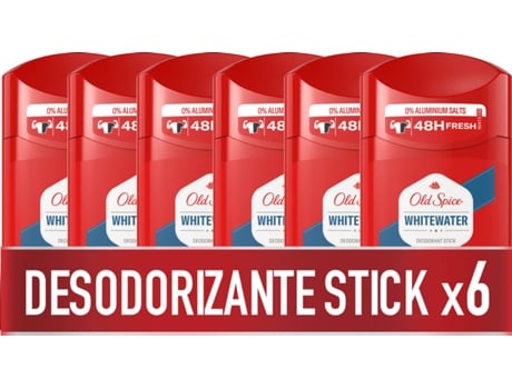 Desodorante Stick OLD SPICE Whitewater (6 x 50 ml)