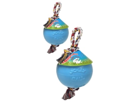 Pelota para Perros JOLLY Romp-N-Roll Baby Blue Arándano Olor (10 cm)