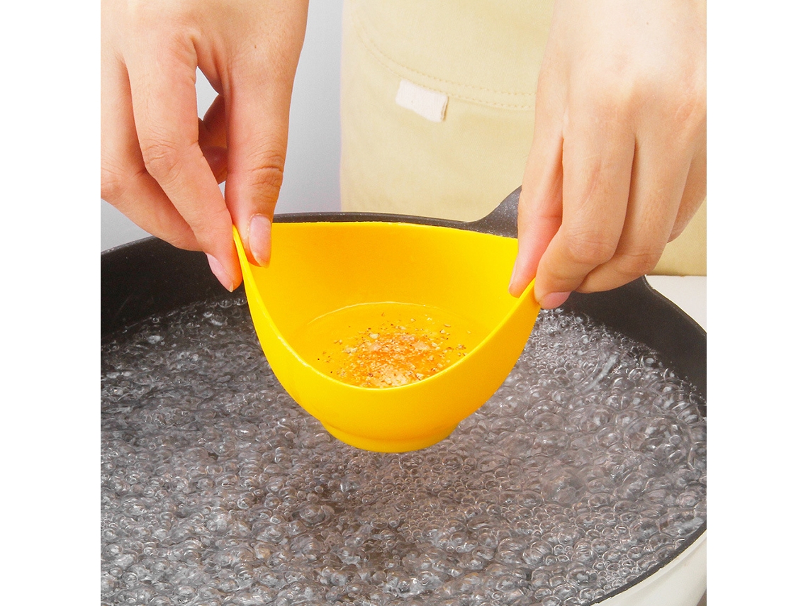 Uds taza para hervir huevos, taza de molde para caldera de huevos, caldera  de silicona para huevos, estufa de caldera para freír al aire para hervir  huevos