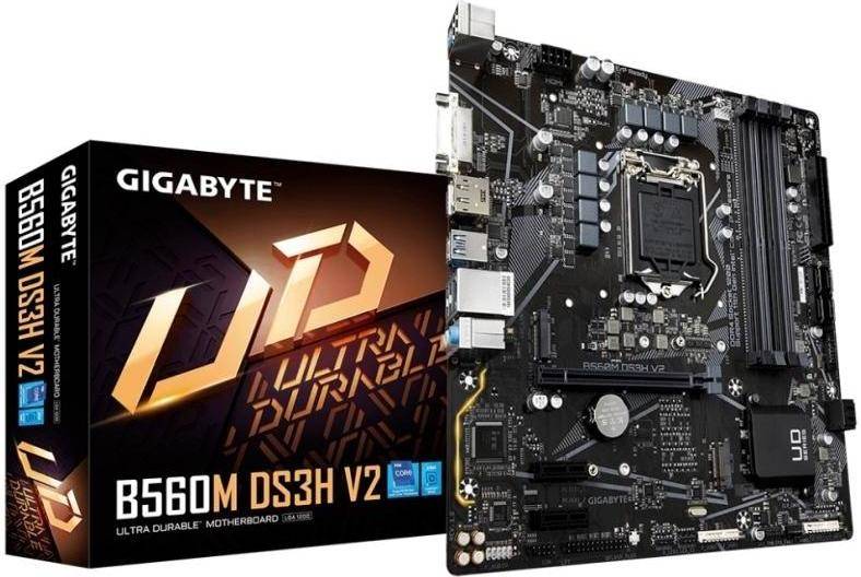 Placa Base GIGABYTE B560MDS3HV2 (Socket LGA 1200 - Intel B560 - ATX)