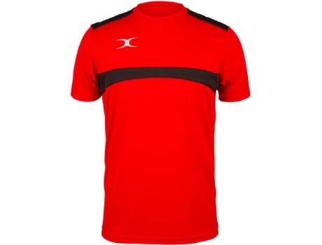 Camiseta para Niño GILBERT Photon Negro, Rojo para Rugby