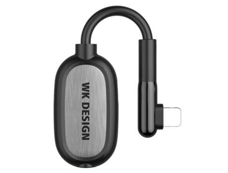 Adaptador Wk Multifunción Pines Hembra Mm Audio Carga Negro