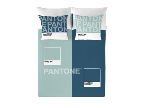 Funda Nórdica Estampada Cama 135 Algodón Extra Suave Fabricado En España Two Colours Pantone