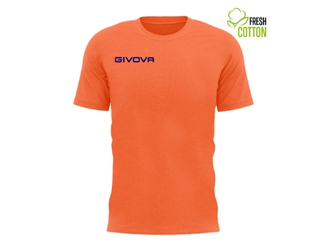 Camiseta Unisexo GIVOVA (3XS - Algodón - Naranja)