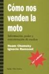 Nos Venden La moto libro de ignacio ramonet noam chomsky español información poder y concetración medios madera tapa blanda