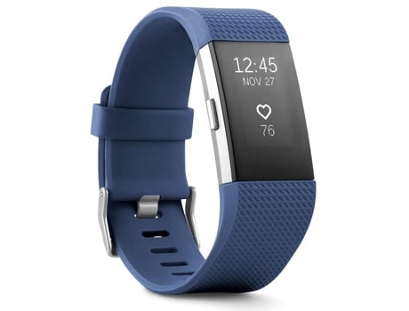 FITBIT Charge 2 Smartwatch Esfera Azul Pulsera Fitness De Silicona De 38 Mm