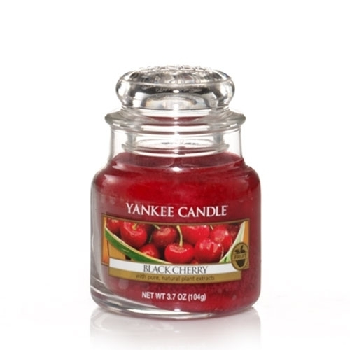 Yankee Candle Black cherry vela en frasco pequeño rojo 104g 1129754