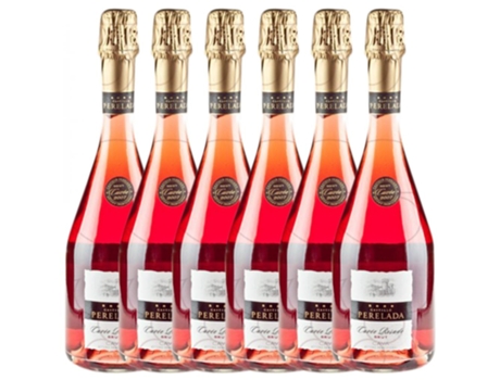 Espumante PERELADA Perelada Cuvée Rosat Trepat Brut Cava Joven (0.75 L - 6 unidades)