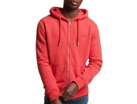 Sweatshirt para Hombre SUPERDRY (L - Algodón - Rojo)