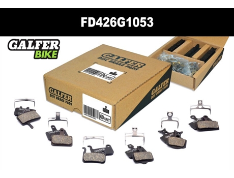 Freno GALFER Pack Brake Pads Sets Fd426G1053 (Negro)