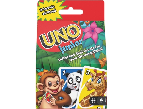 Uno Junior Juego de cartas edad ‍3 años dificultad baja