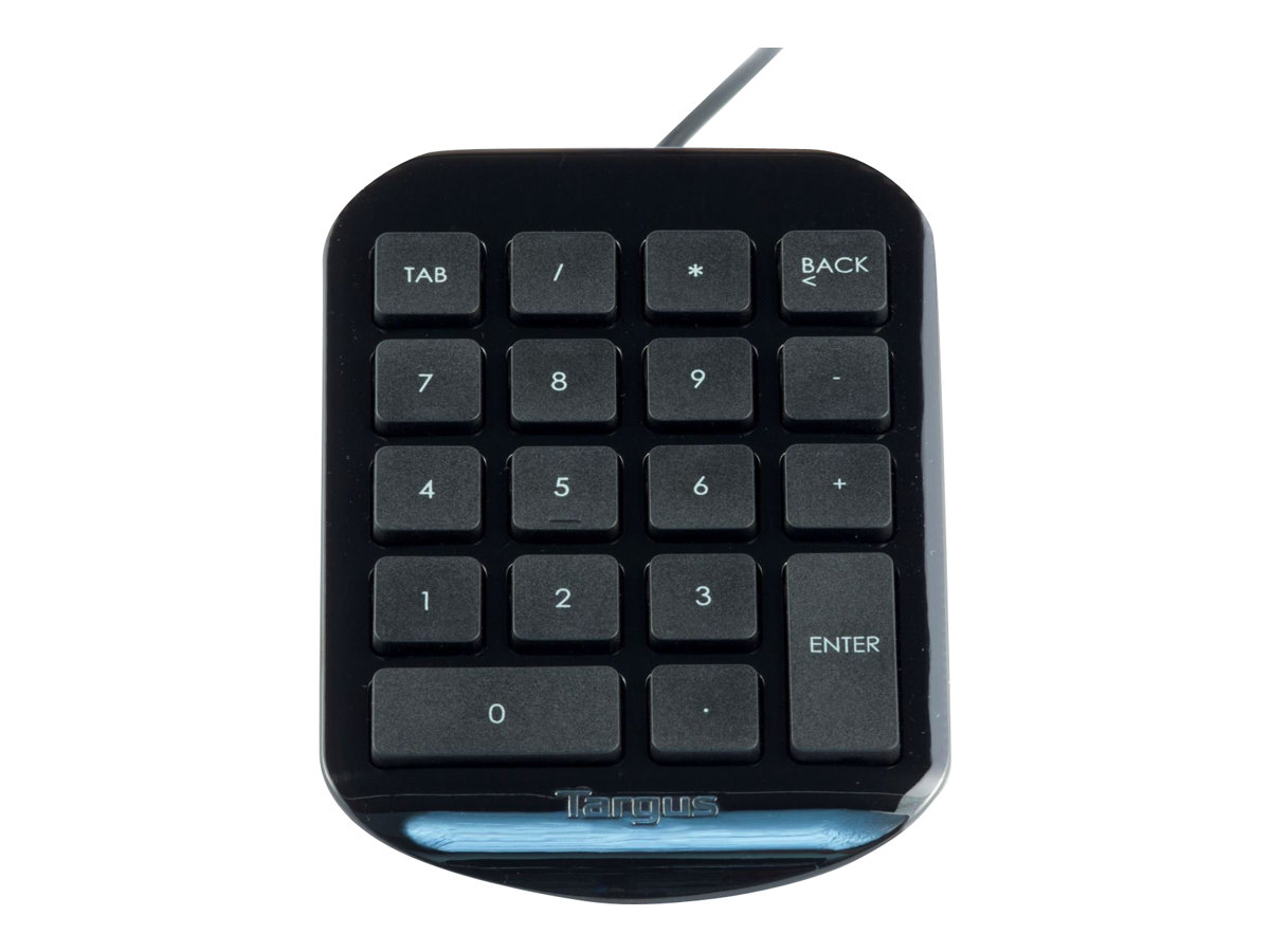 Teclado Targus Akp10eu usb negro y gris con cable numeric keypad 10