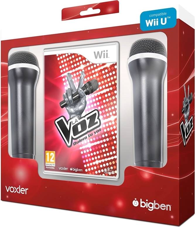 Juego Wii La Voz: Quiero tu voz + 2 micros (M12)