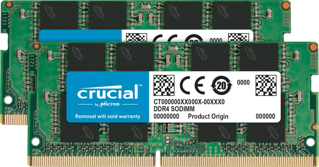 Memoria RAM DDR4 CRUCIAL  (2 x 8 GB - 2666 MHz)