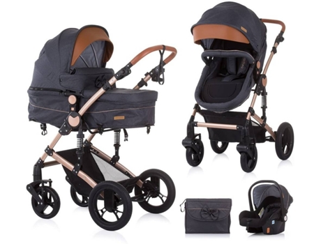 Carrito de Bebé CHIPOLINO Camea Duo Anthracite