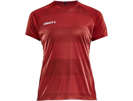 Camiseta de Mujer para Fútbol CRAFT Progress Graphic Rojo (M)