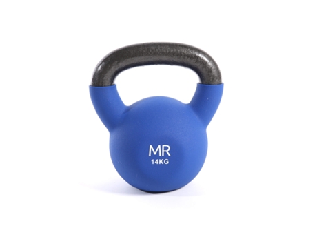 Kettlebell REBECCA MOBILI hierro fundido neopreno azul 14 kg