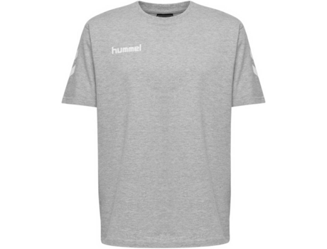 Camiseta de Hombre para Fútbol HUMMEL Go Algodón Gris (16)