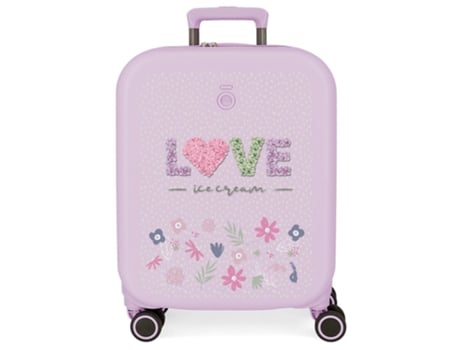 Maleta de Cabina ENSO Love Ice Cream Morado (55cm)