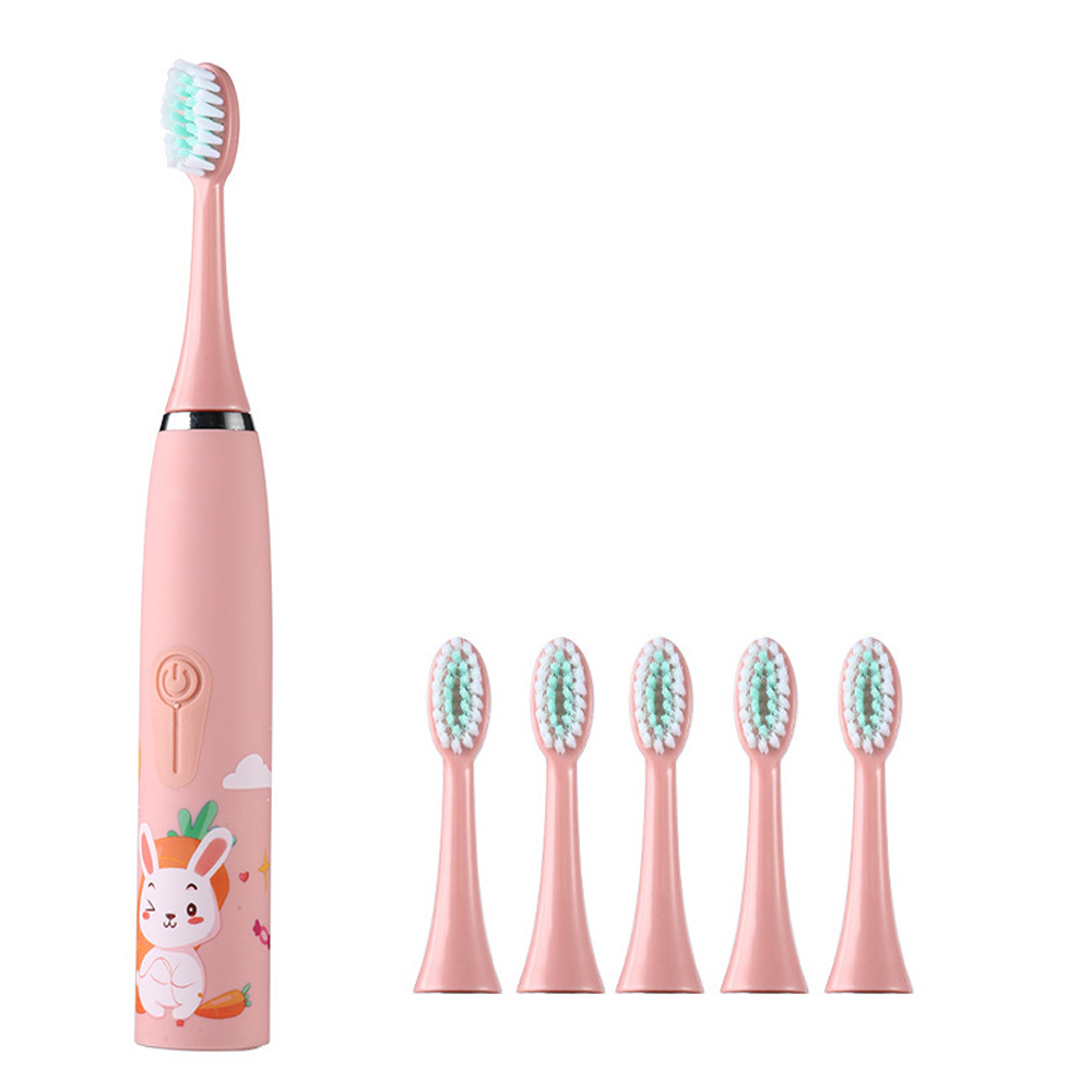 Cepillo de eléctrico portátil 6 modos para limpieza de Rosa Colcomx Cepillo  de dientes eléctrico