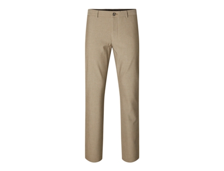 Pantalones SELECTED Slim Fit Robert Beige (32x32)