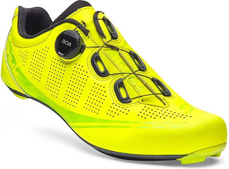 Zapatillas Para Hombre spiuk carretera aldama carbono amarillo ciclismo eu 38 sportline road adultos unisex fluor mate