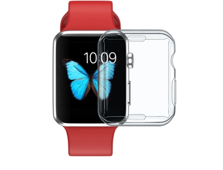 Carcasa de Reloj SLOWMOOSE Silicona para Apple (Transparente - 44 Mm Série 4 5)