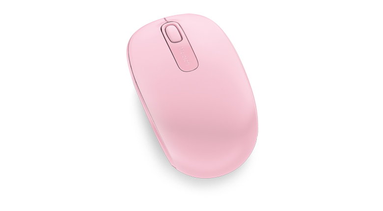 Ratón MICROSOFT 1850 (Inalámbrico - Casual - 1000 dpi - Rosa)