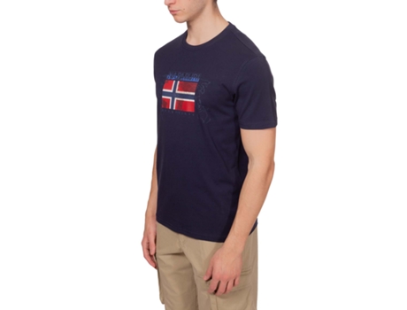 Camiseta de Hombre NAPAPIJRI Azul (S)