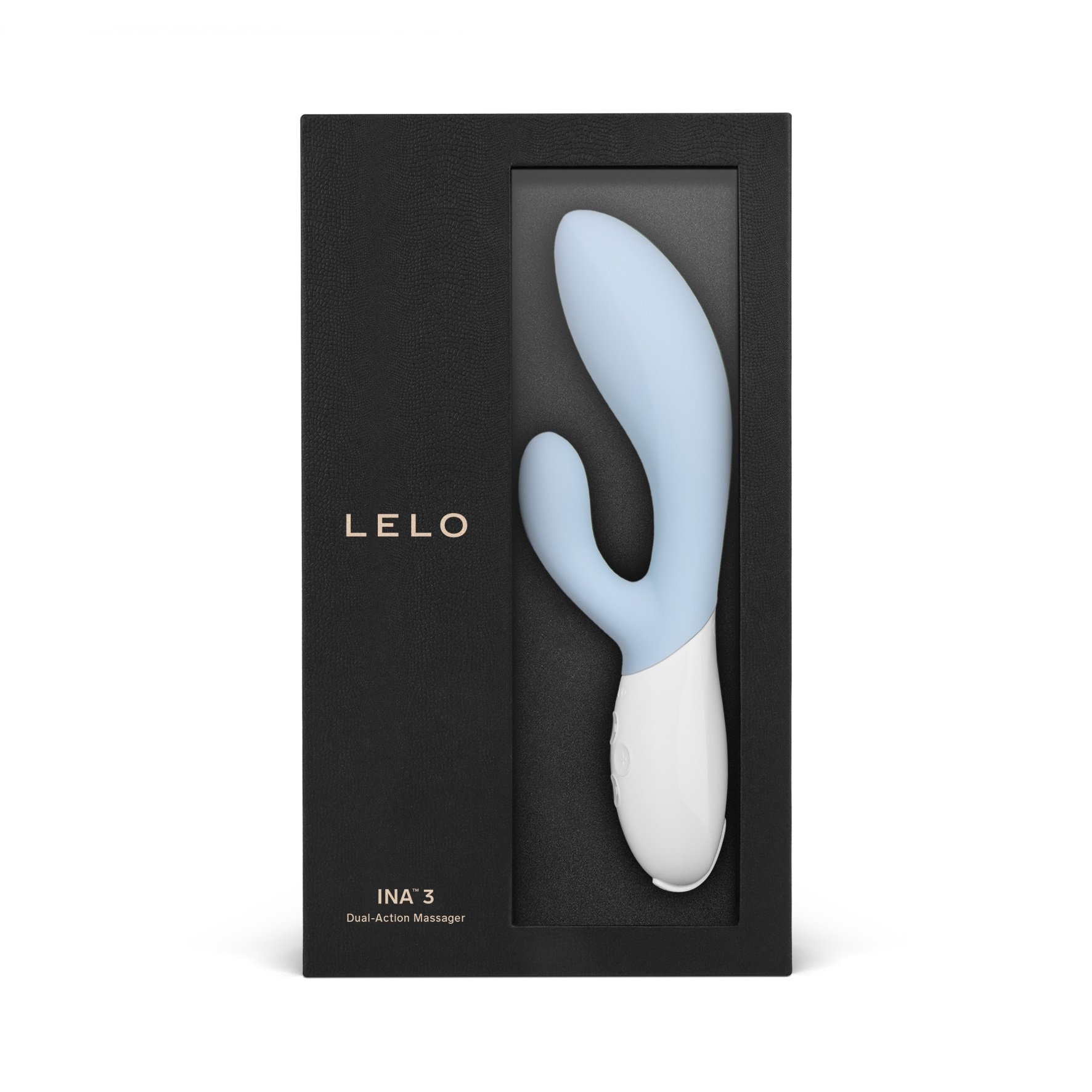 Vibrdor Rabbit Rabbit' LELO Ina 3 Seafoam para Mujer (10 Modos de Vibración - Resistente Al Agua)